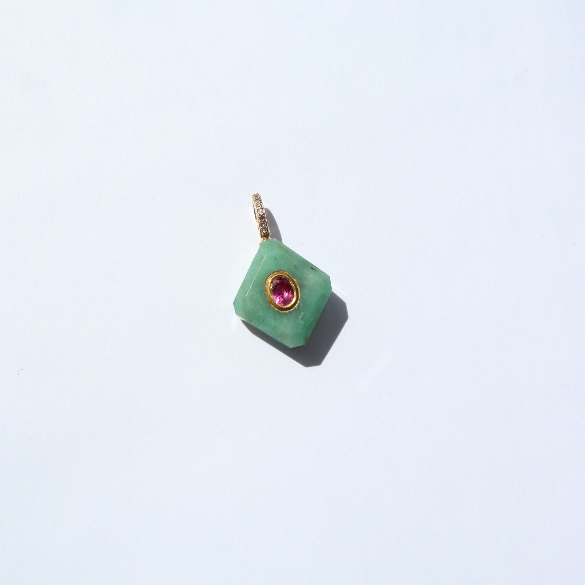 Emerald & Pink Tourmaline