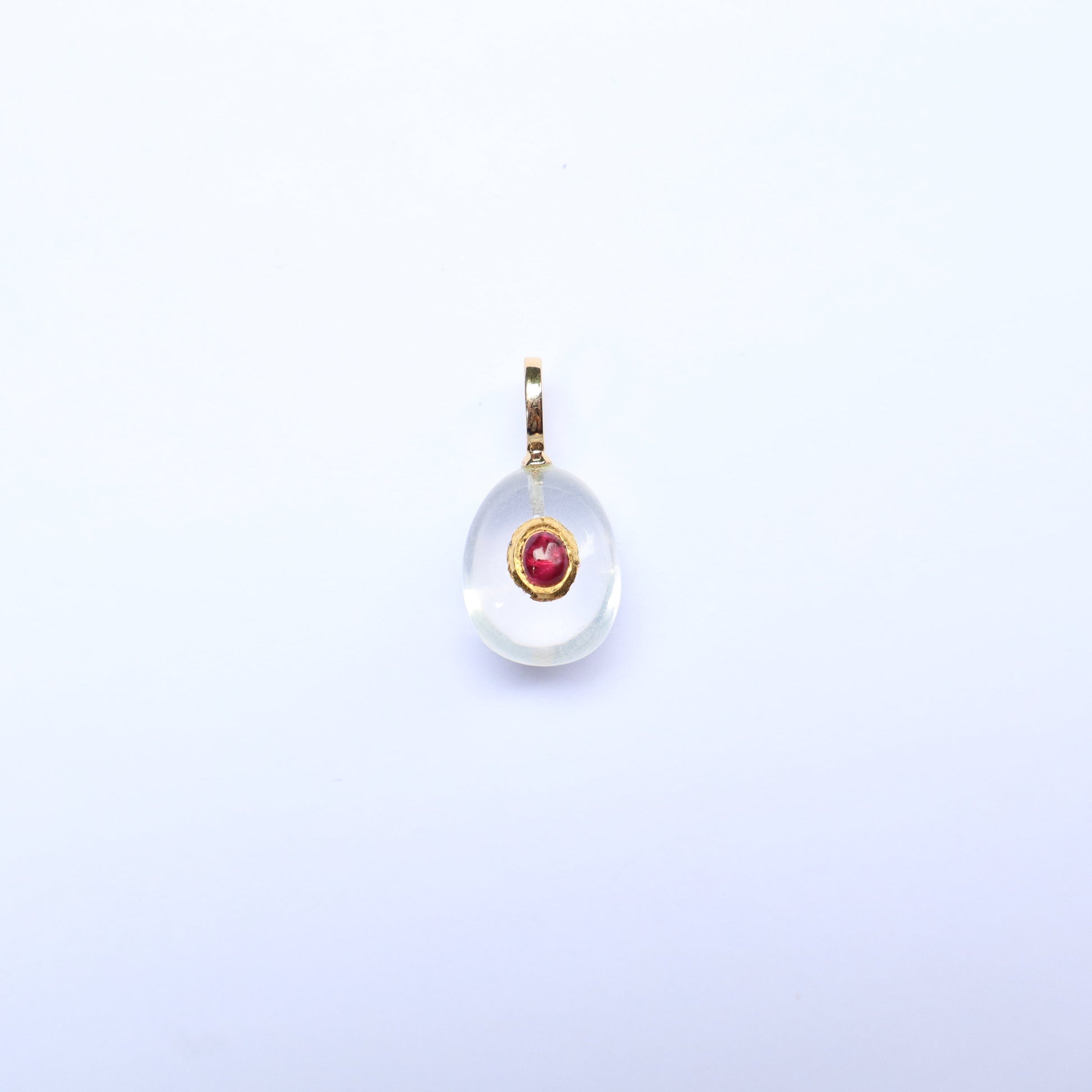 Moon Qtz & Red Spinel