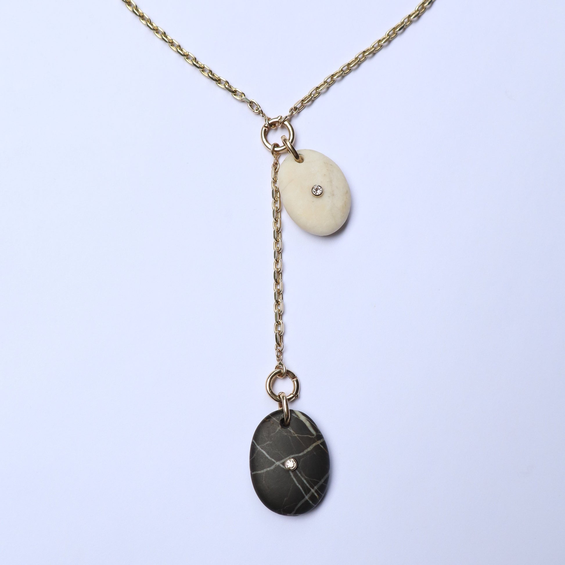 14k gold chain & lariat
