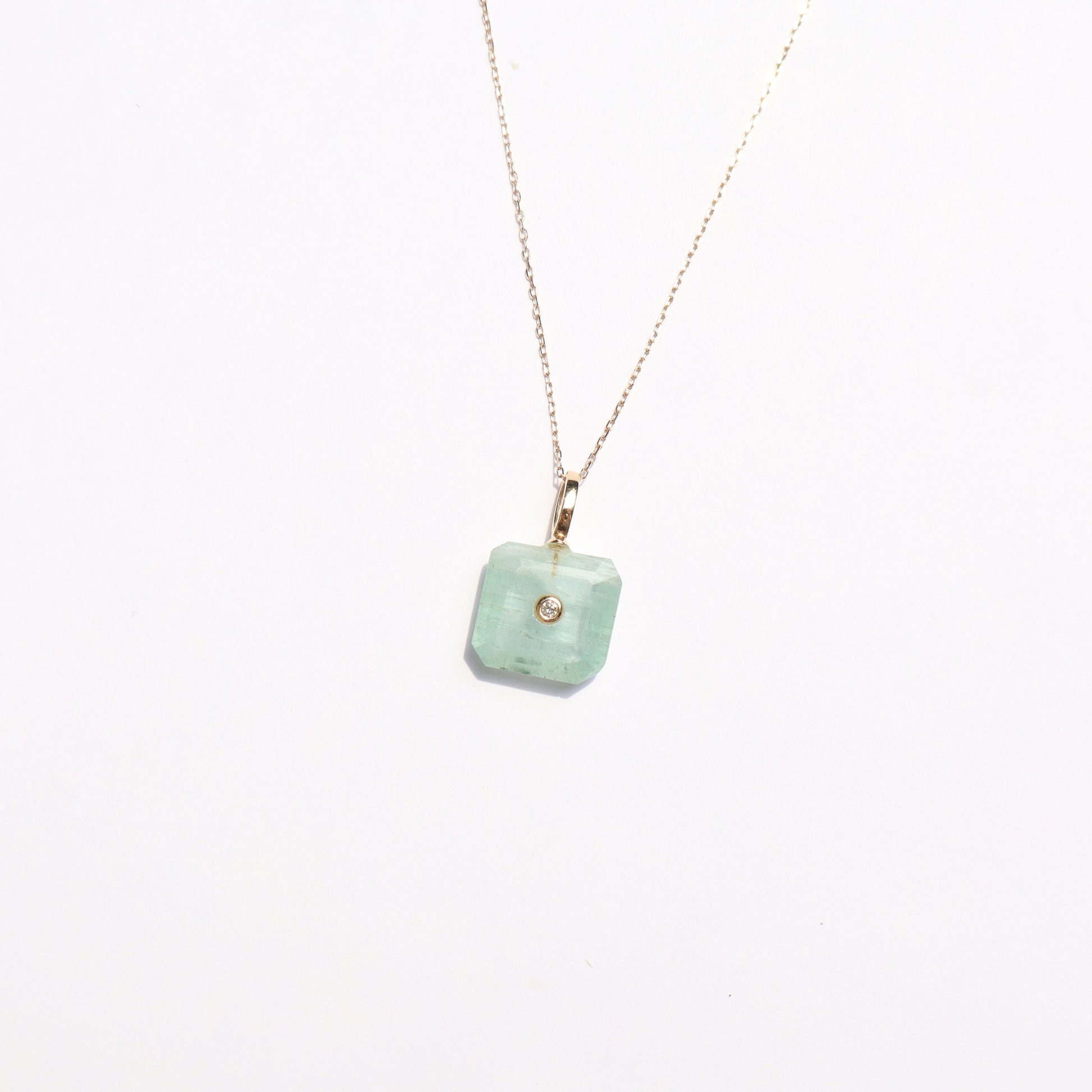 Square Cut Aquamarine