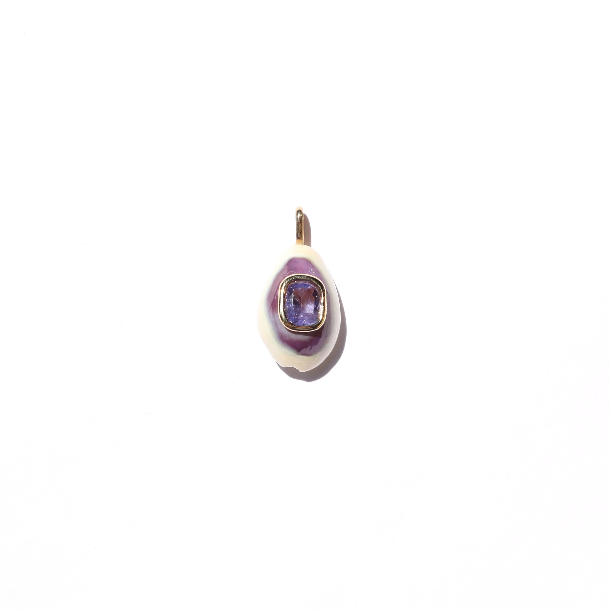 Natural shell tanzanite