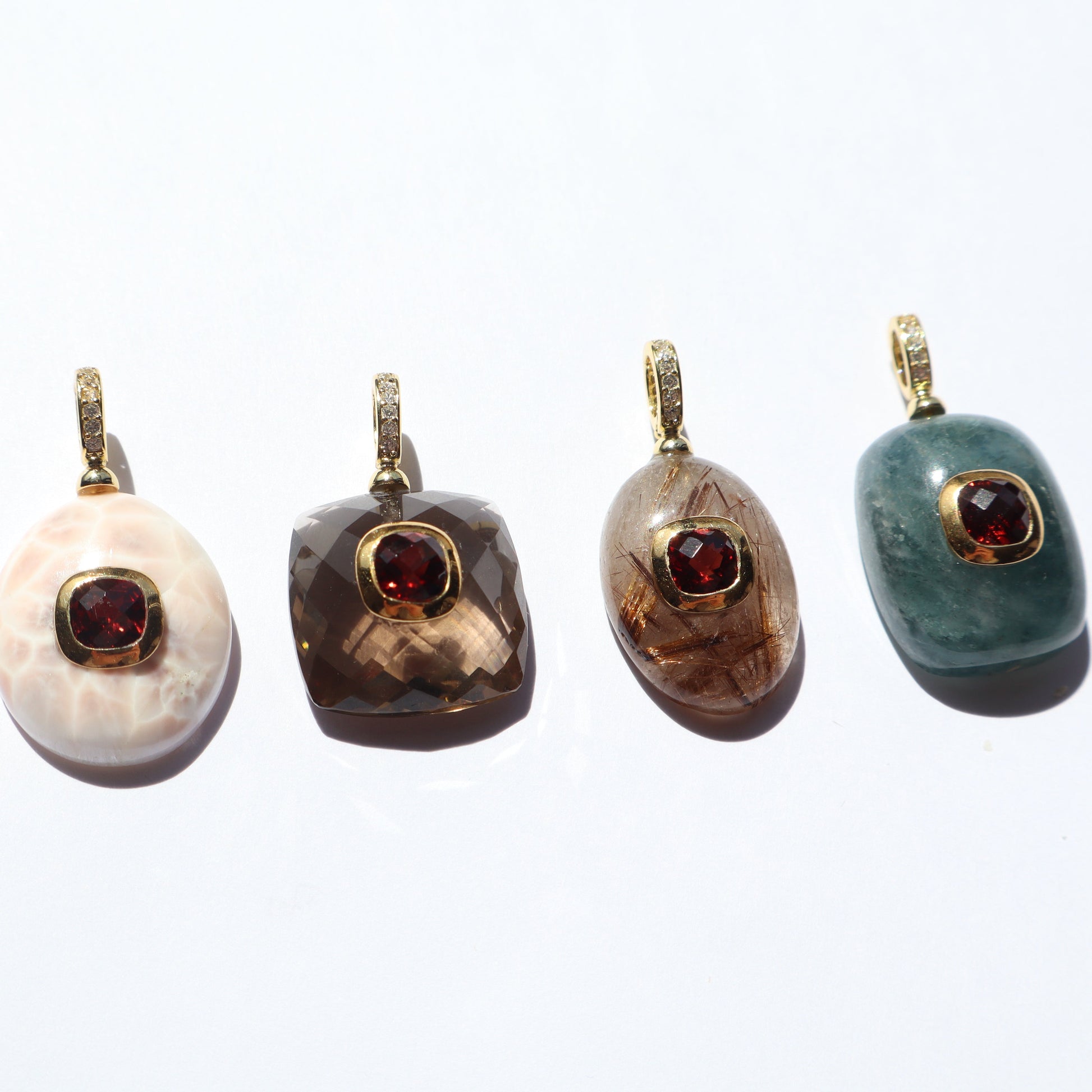 Earth Tones & Red Granet