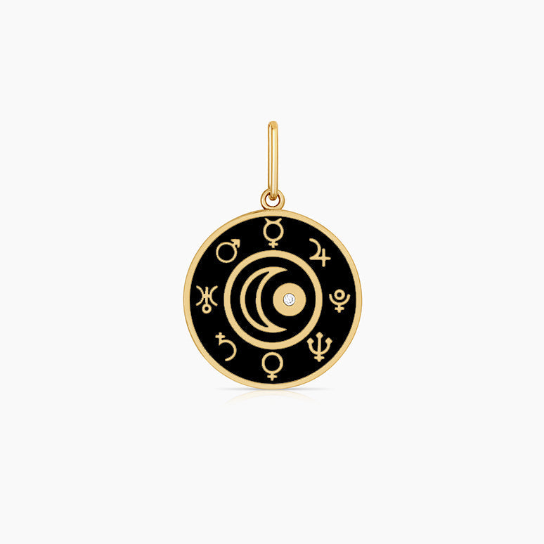 Alchemy Black Enamel Charm