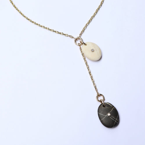 14k gold chain & lariat