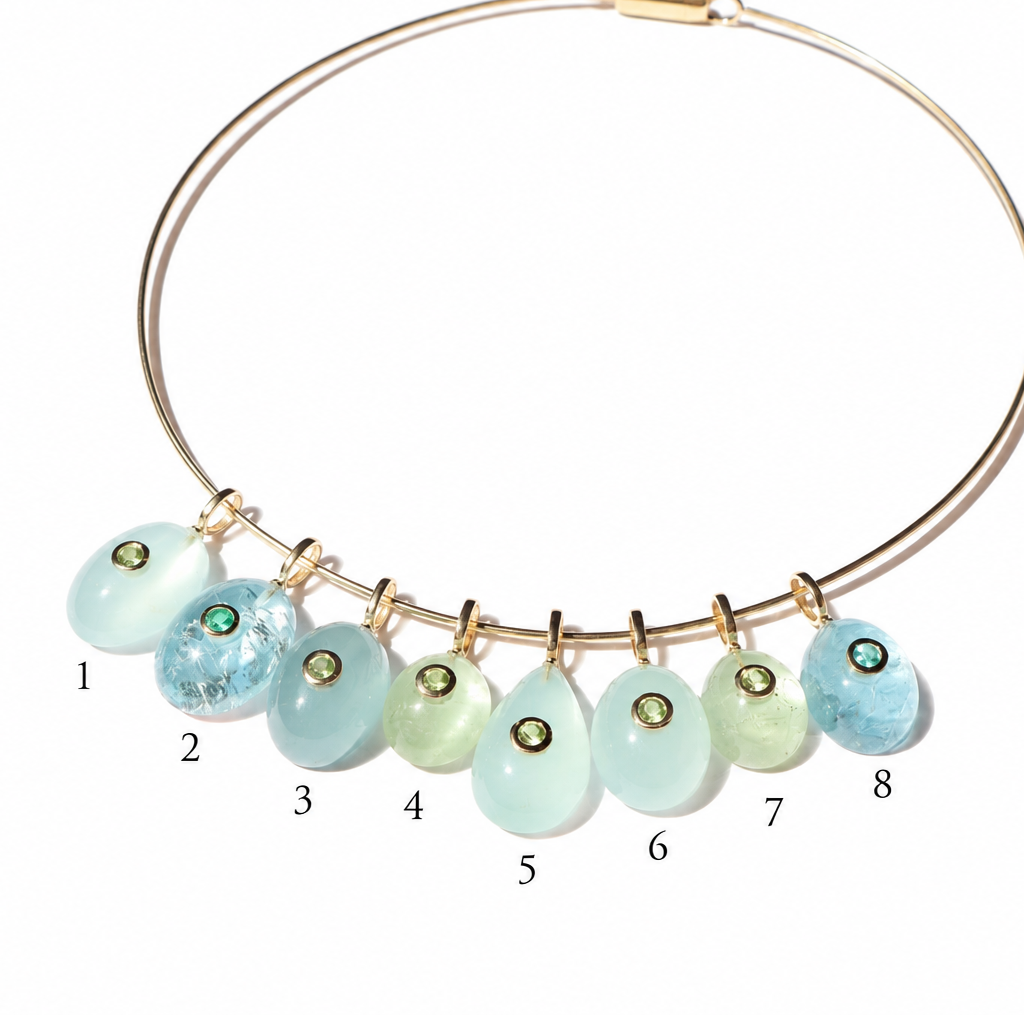 Aquamarines/Green Beryl & Peridots/Emeralds