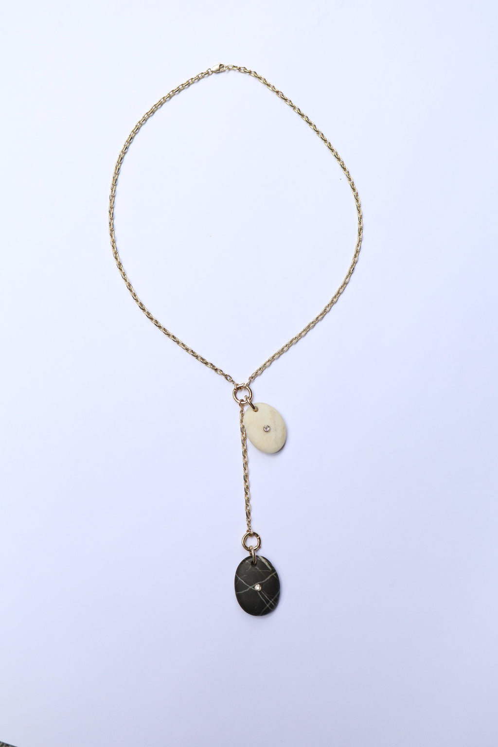 14k gold chain & lariat