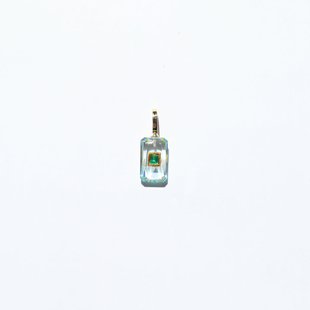 Blue Topaz Emerald