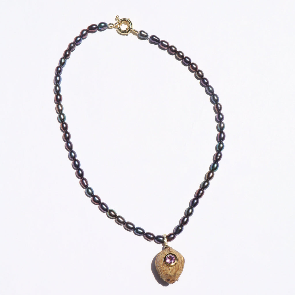 Black Pearls Necklace GP