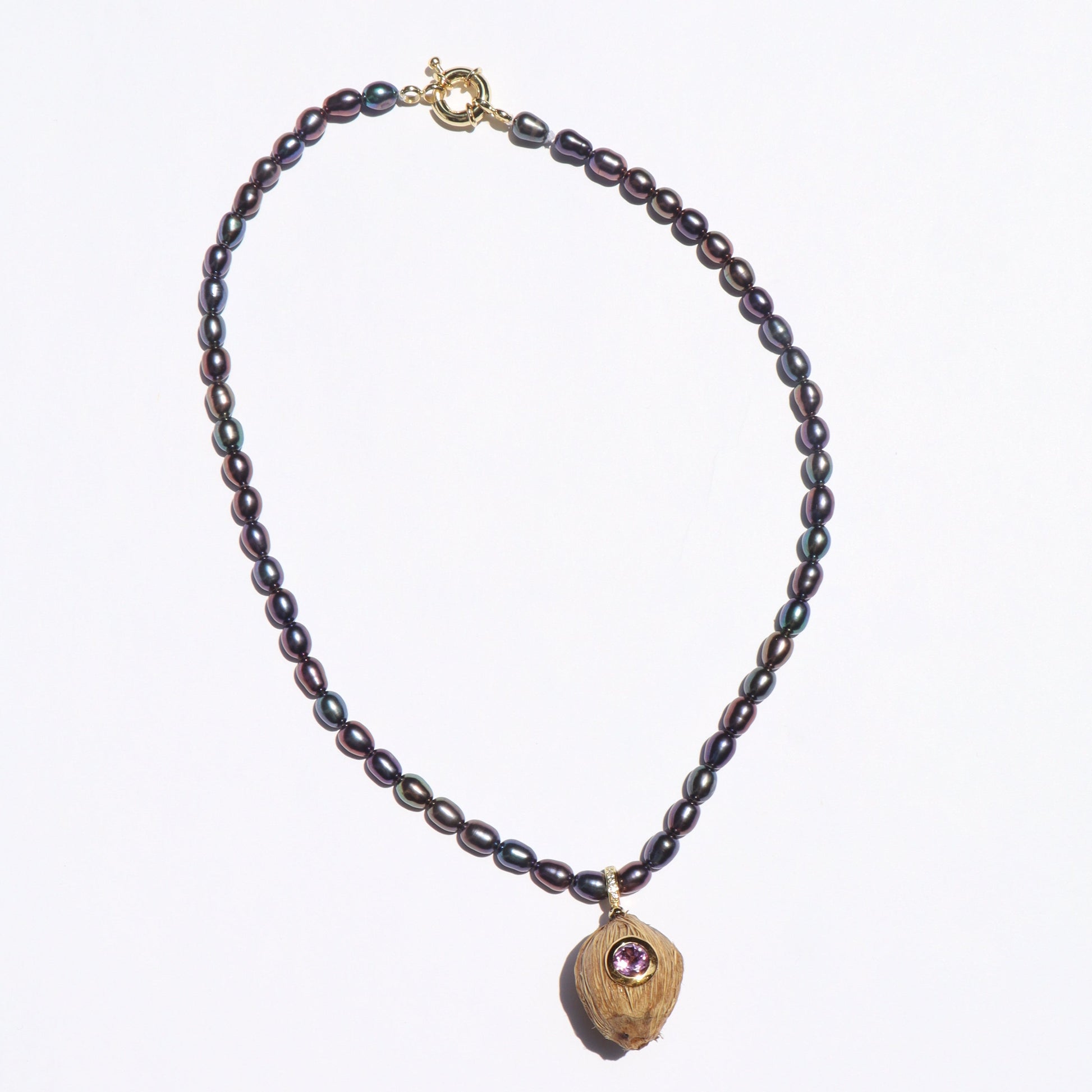 Black Pearls Necklace GP