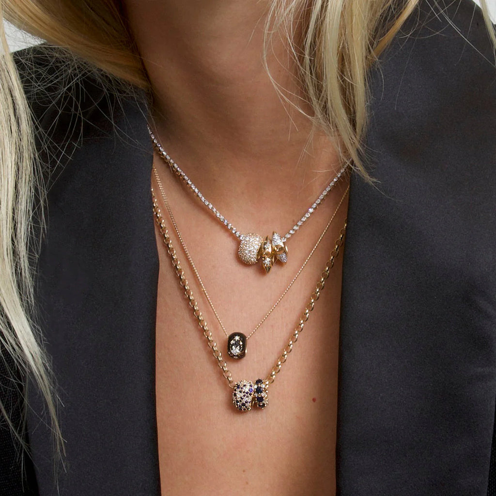 Zodiac Ceramic + Diamond Big Bead (Pre-Order)