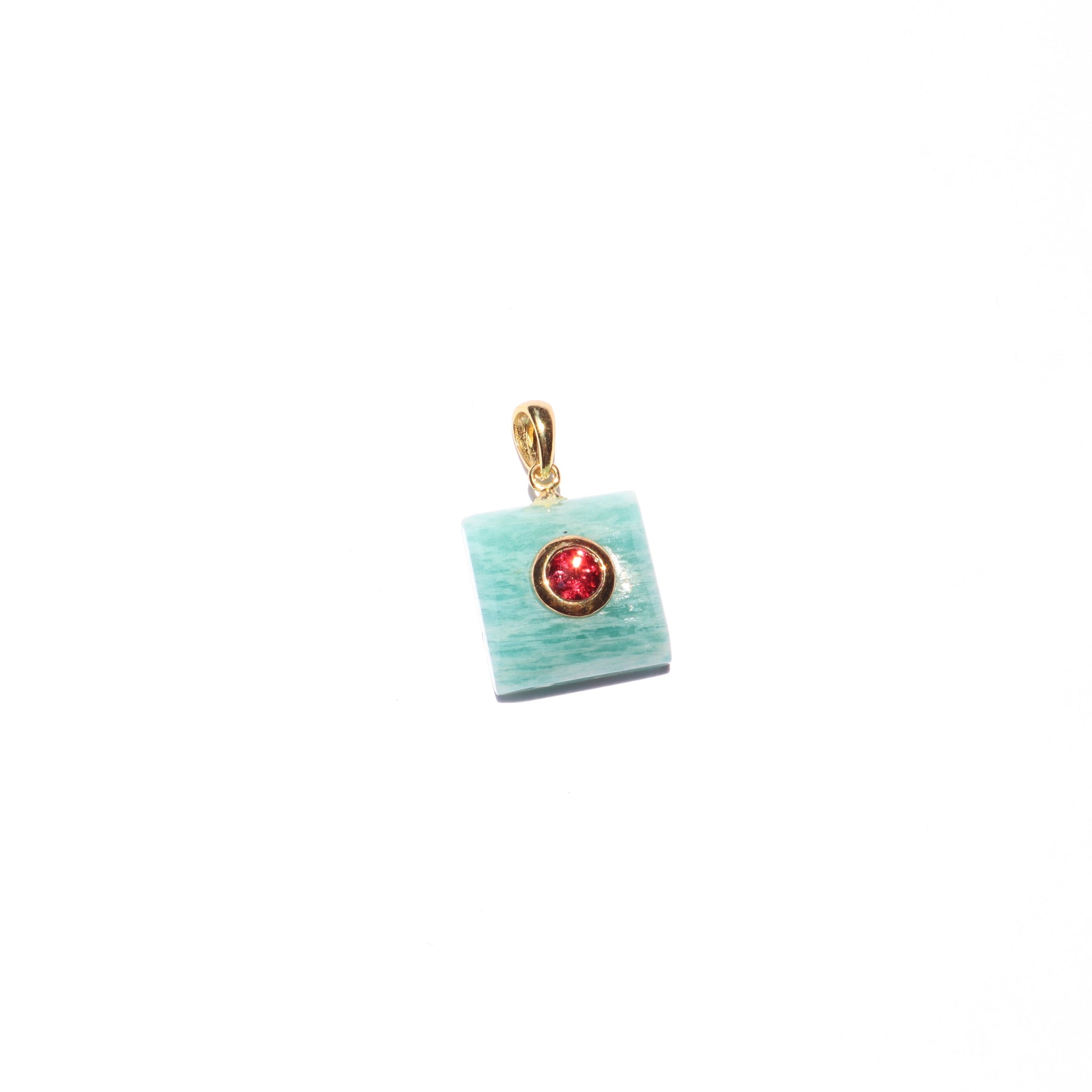 Amazonite & garnet GP