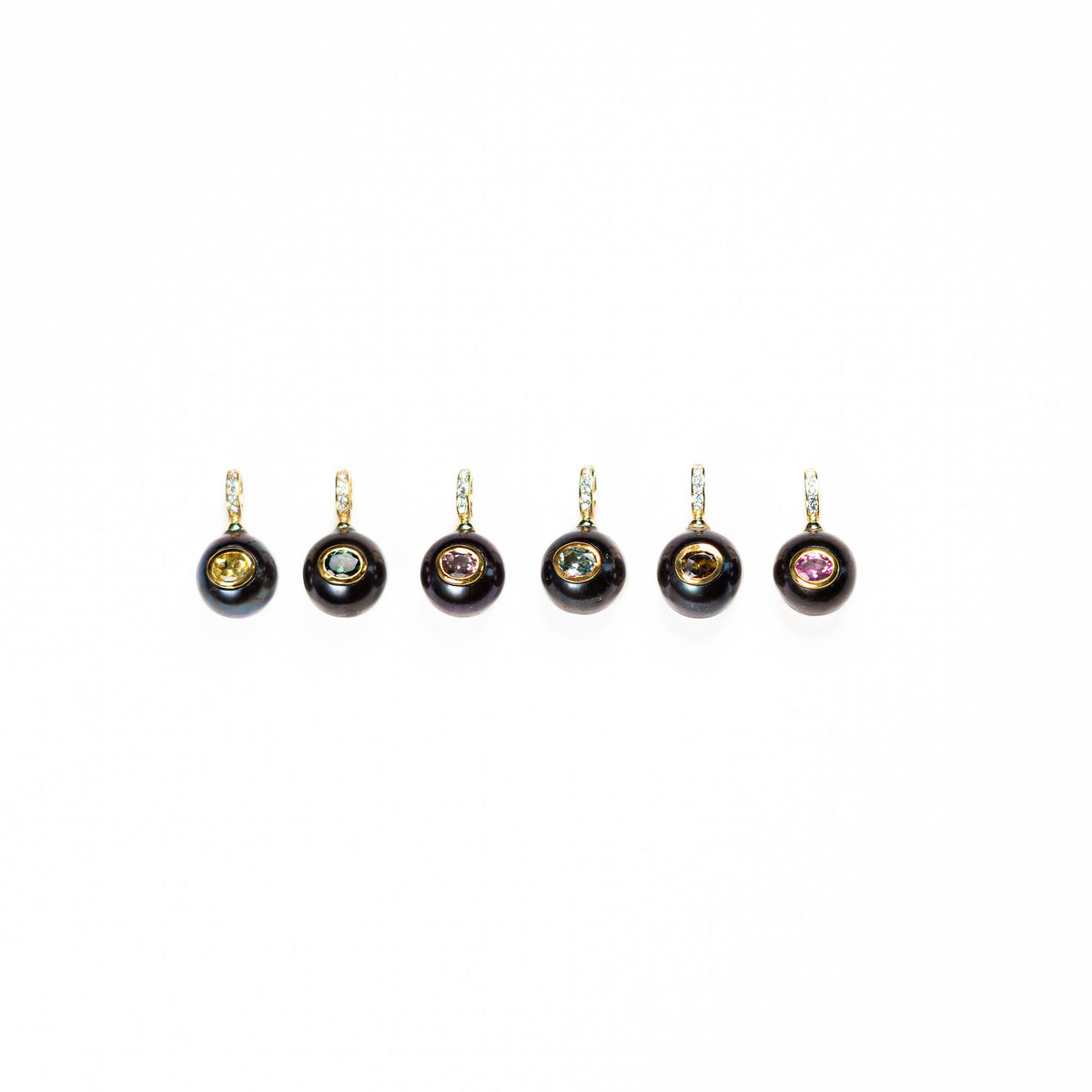 Black pearl & tourmalines GP