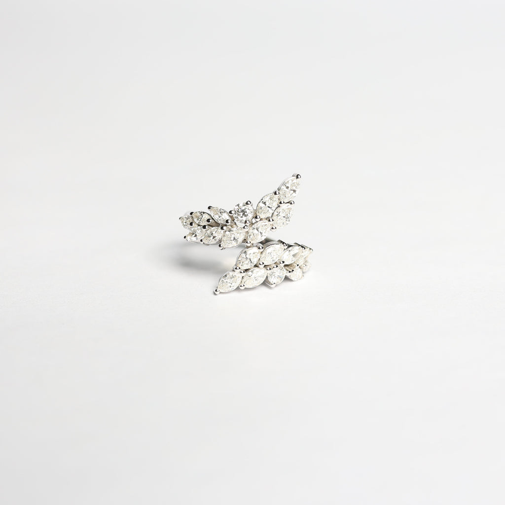 Marquee lab diamond ring