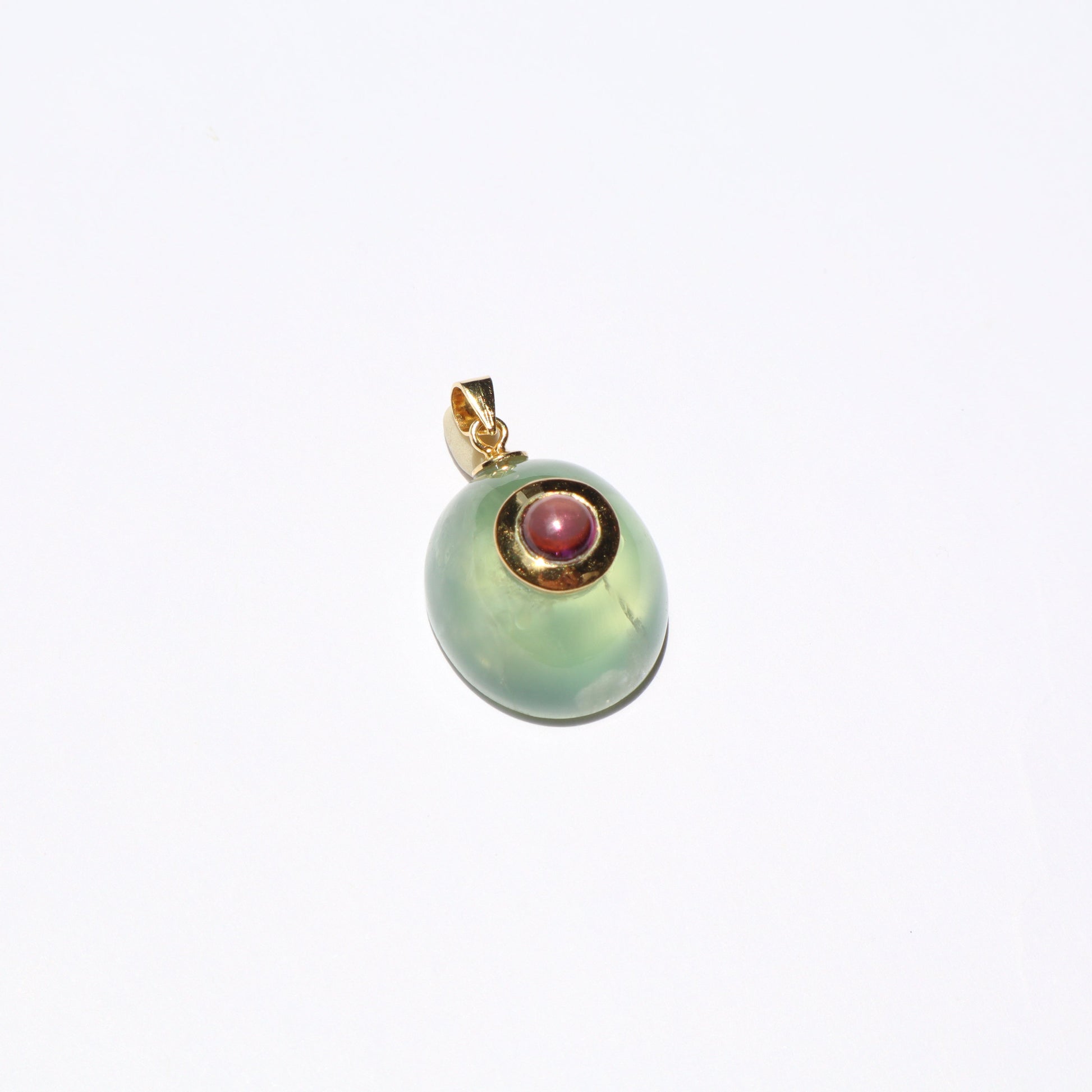 Prehnite & garnet GP