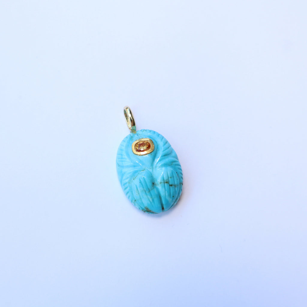 Turquoise Scarab