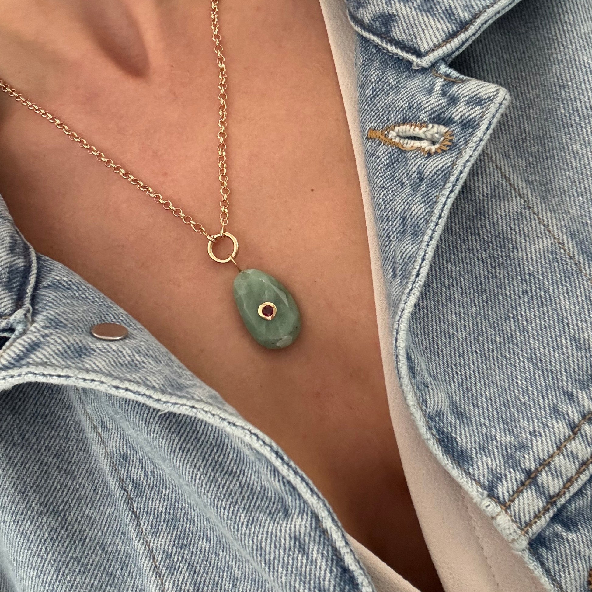 Emerald & Red Sapphire