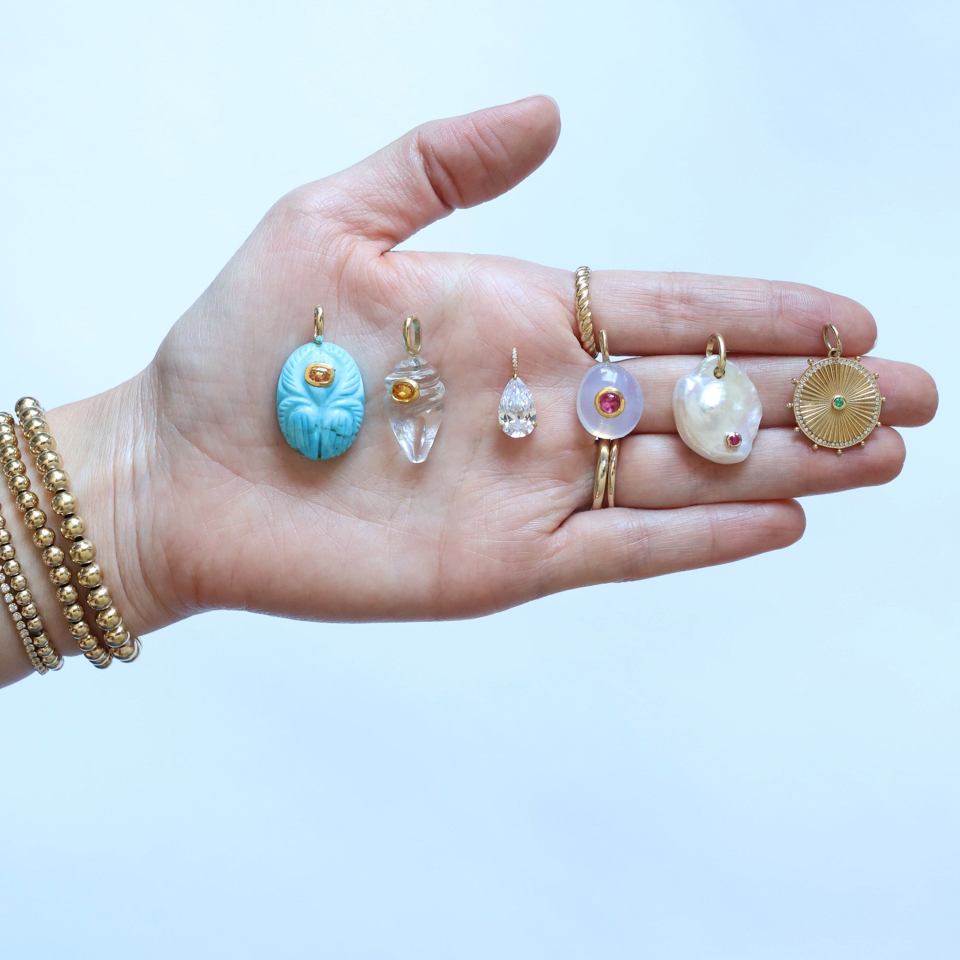 Turquoise Scarab