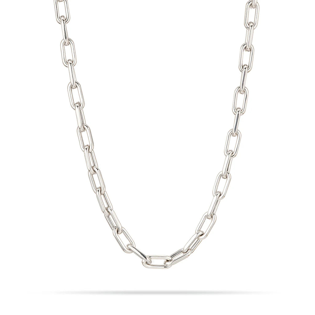 5.3mm Italian Chain Link Necklace in Sterling Silver (Pre-Order)