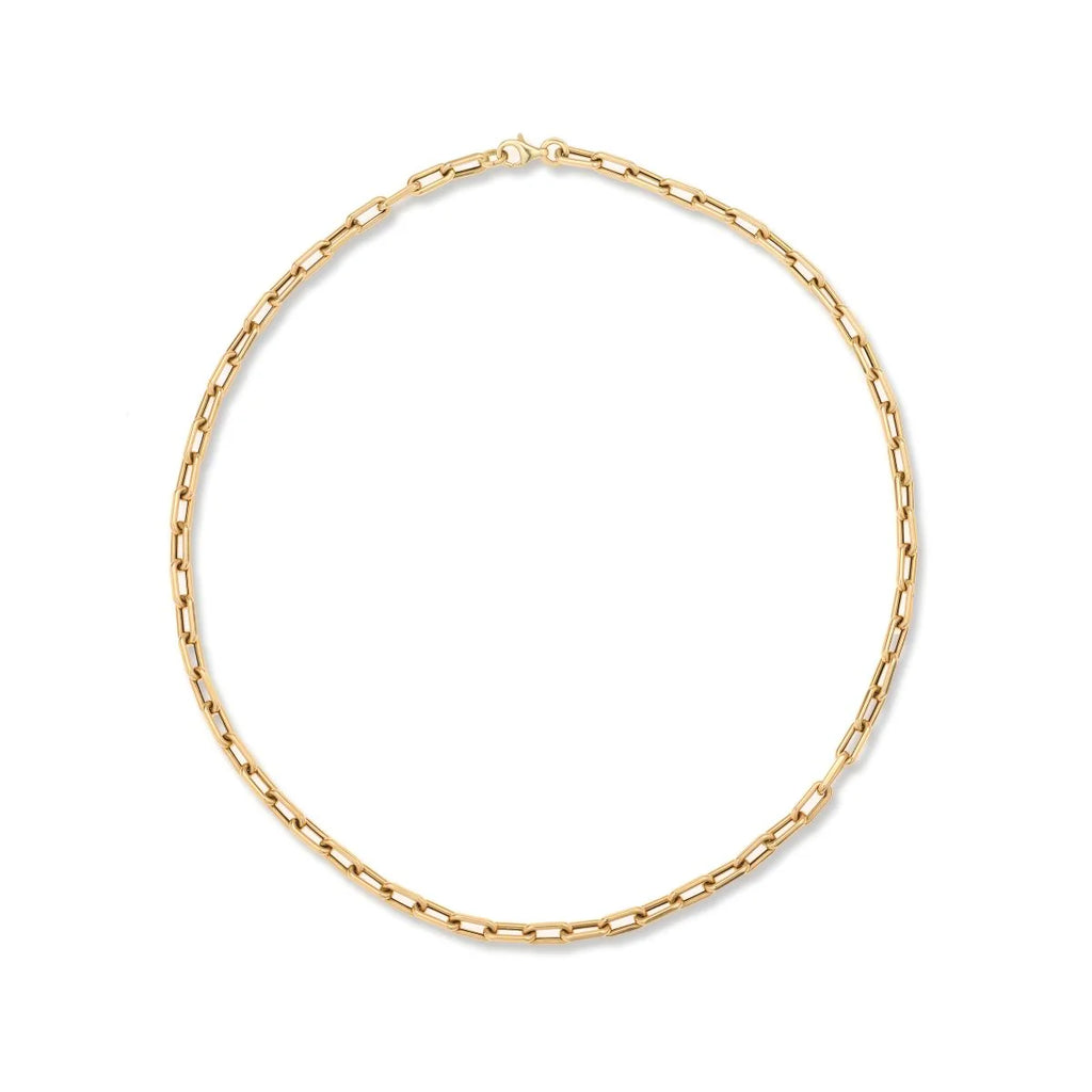 4mm Italian Chain Link Necklace (Pre-Order)