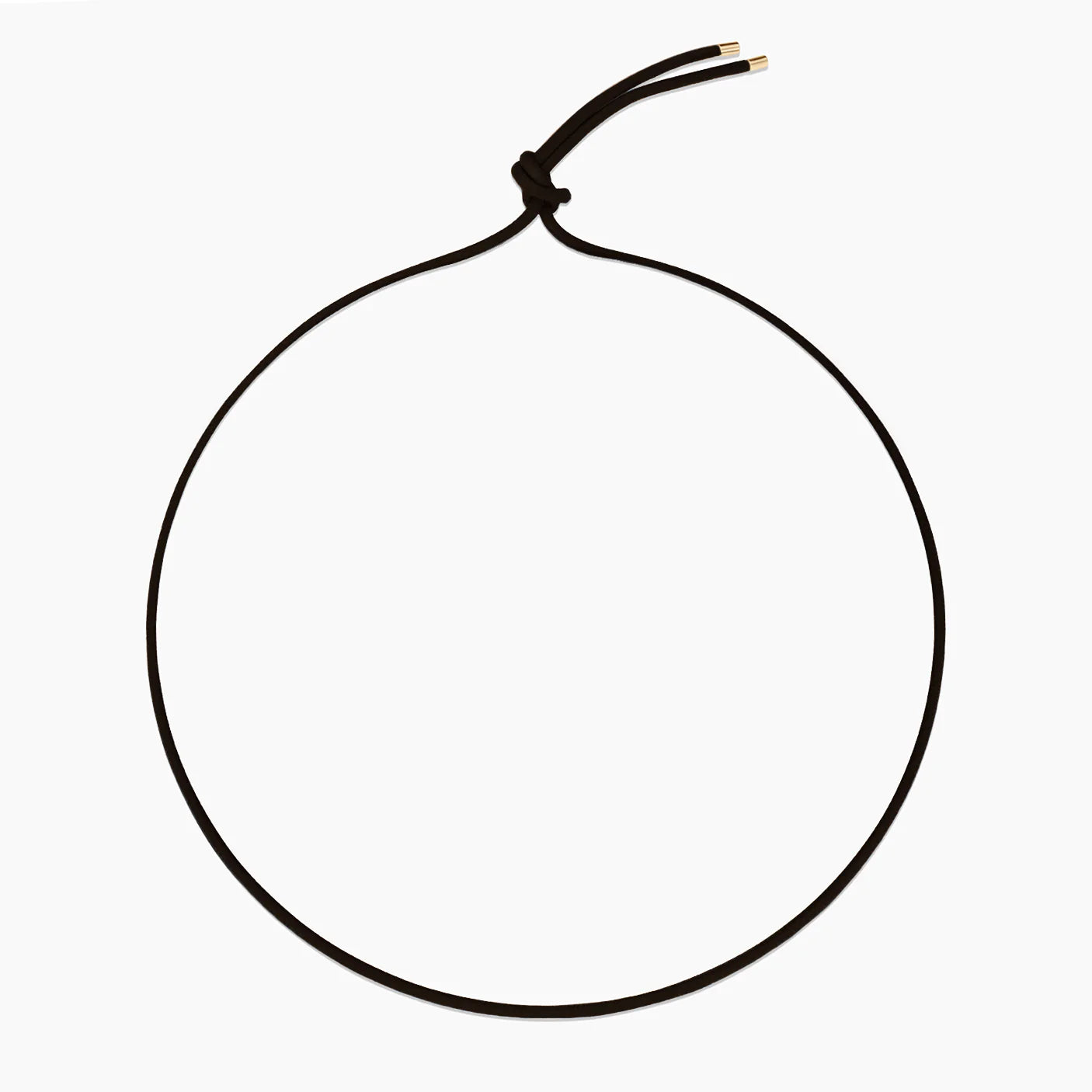 Rya Noir Leather Cord Necklace