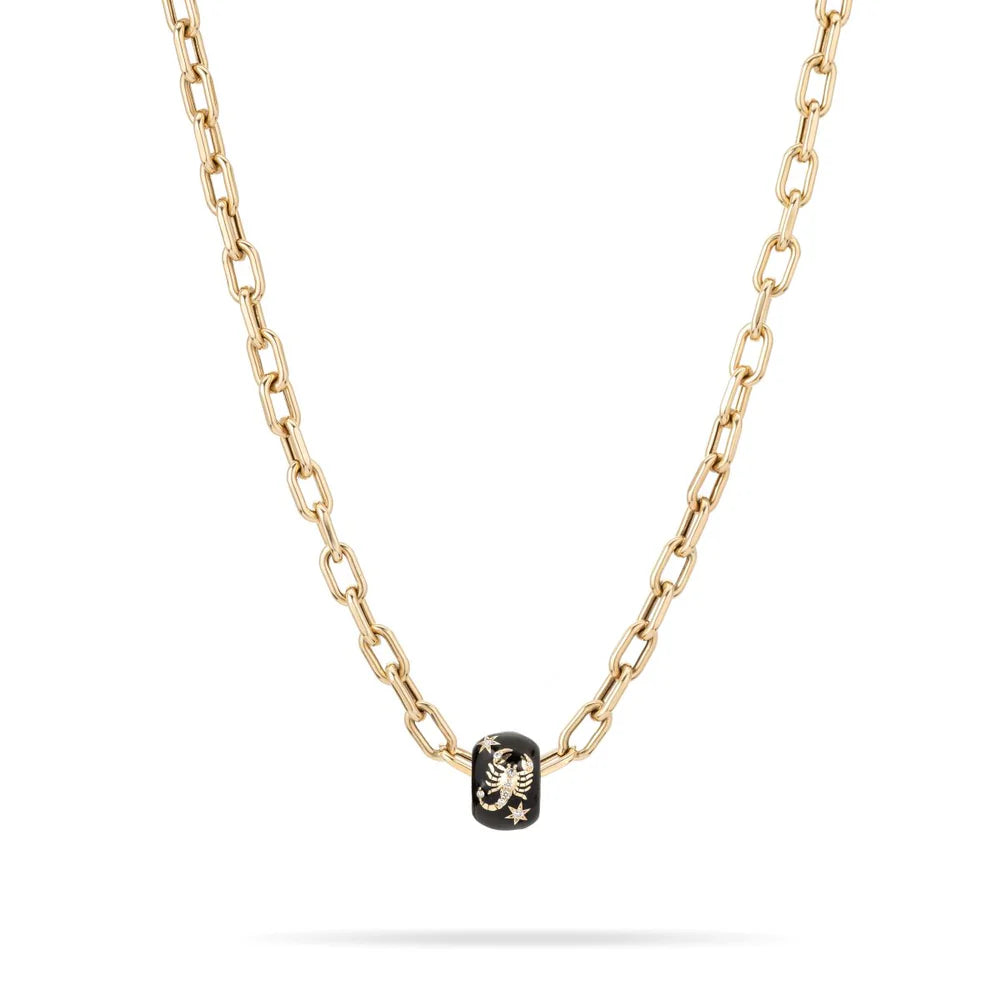 Zodiac Ceramic + Diamond Big Bead (Pre-Order)