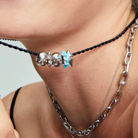 Turquoise + Diamond Celestial Big Bead (Pre-Order)